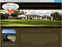 Tablet Screenshot of oakwoodscc.com